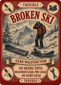 Broken Ski